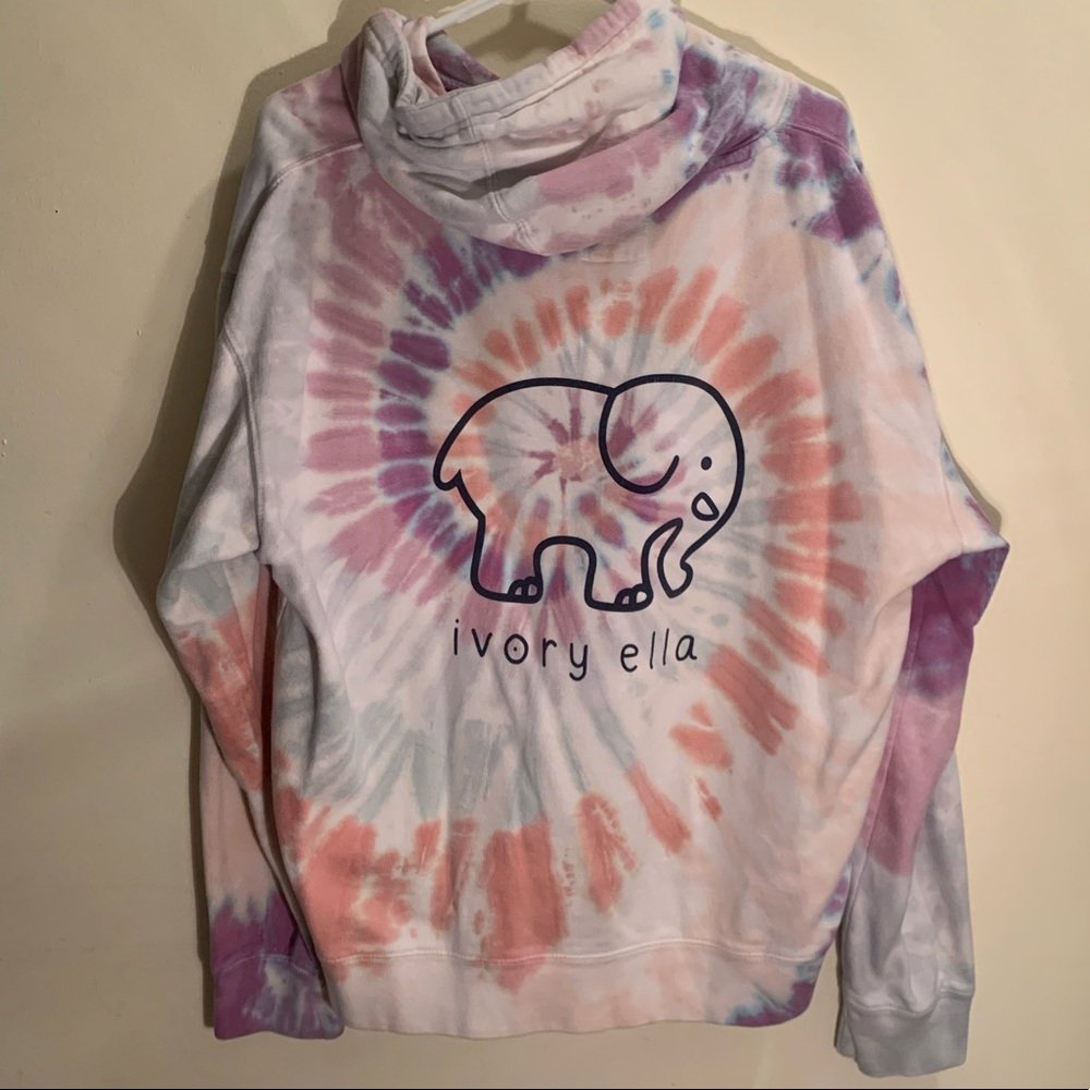 Tie-Dye Ivory Ella Sweatshirt